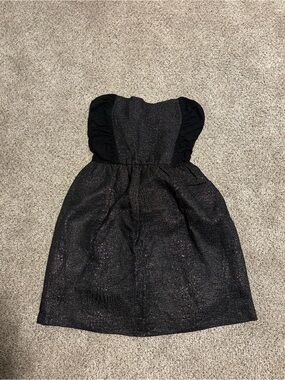Eight Sixty Strapless Black Party Dress